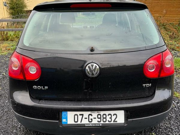 Volkswagen Golf Hatchback, Diesel, 2007, Black