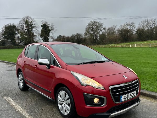 Peugeot 3008 SUV, Diesel, 2014, Red