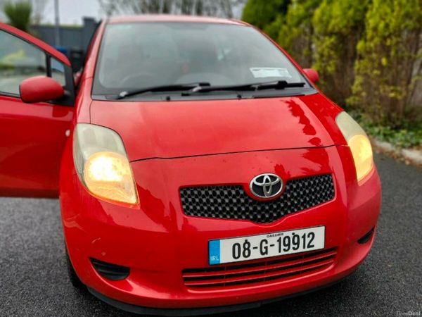 Toyota Yaris Hatchback, Diesel, 2008, Red