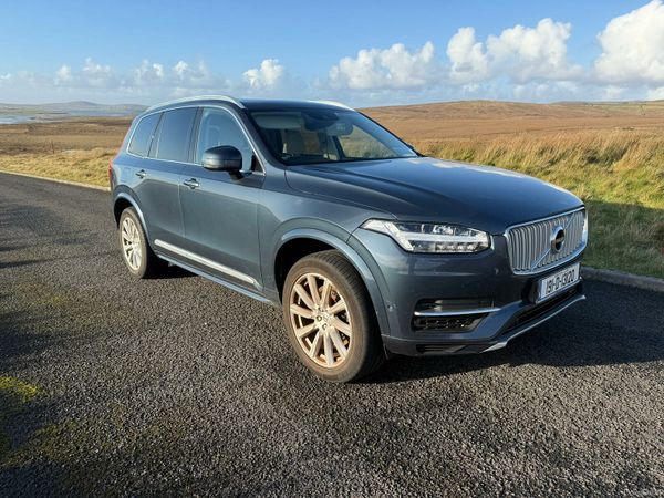 Volvo XC90 SUV, Petrol Plug-in Hybrid, 2019, Blue