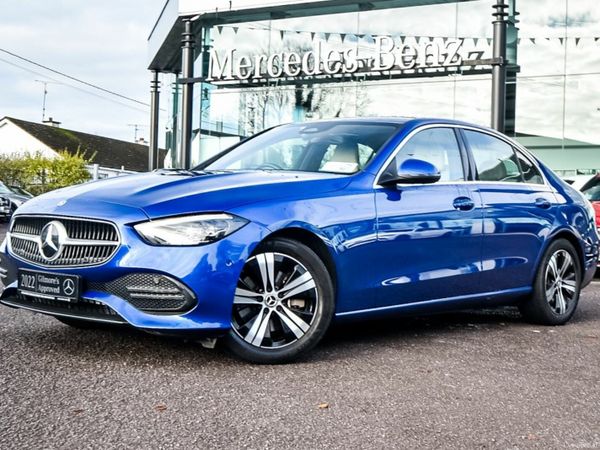 Mercedes-Benz C-Class Saloon, Petrol Hybrid, 2022, Blue