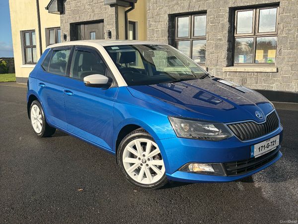 Skoda Fabia Hatchback, Petrol, 2017, Blue