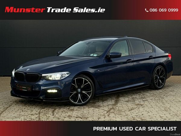 BMW 5-Series Saloon, Diesel, 2019, Blue