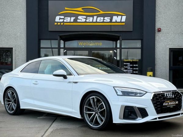 Audi A5 Coupe, Diesel Hybrid, 2021, White