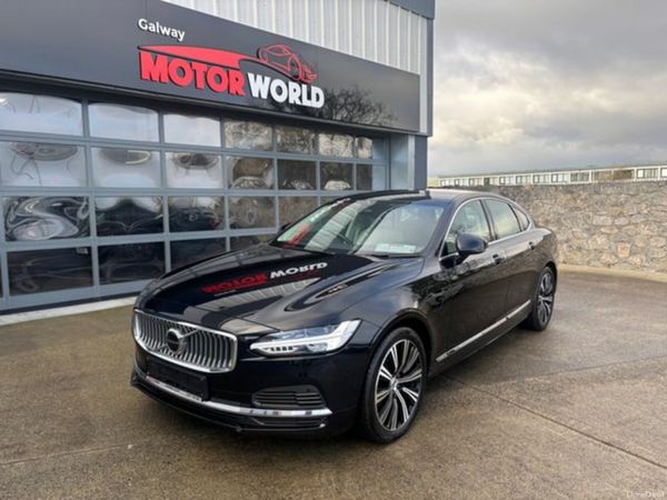 Volvo S90 Saloon, Petrol Plug-in Hybrid, 2022, Black