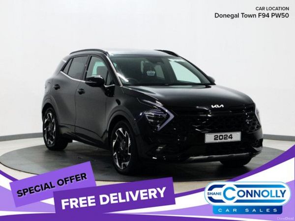 Kia Sportage SUV, Petrol Hybrid, 2024, Black