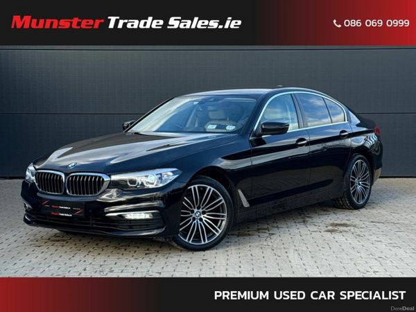 BMW 5-Series Saloon, Diesel, 2018, Black