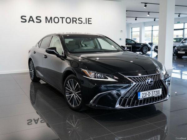 Lexus ES Saloon, Petrol Hybrid, 2023, Black