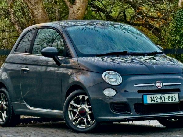 Fiat 500 Hatchback, Petrol, 2014, Grey