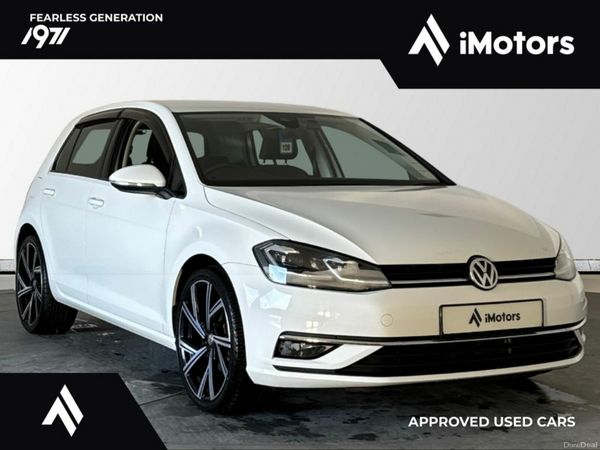 Volkswagen Golf Hatchback, Petrol, 2018, White