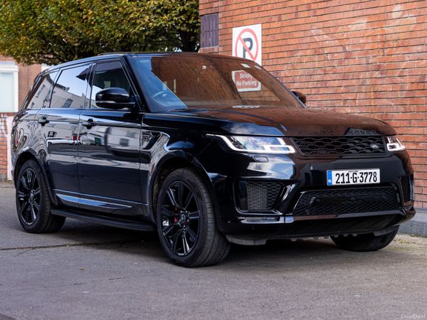 Land Rover Range Rover Sport SUV, Petrol Plug-in Hybrid, 2021, Black