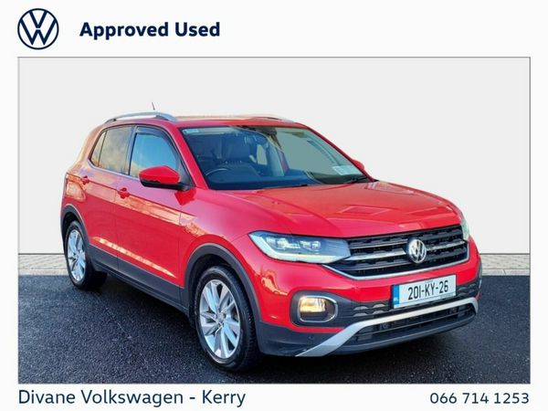 Volkswagen T-Cross SUV, Diesel, 2020, Red