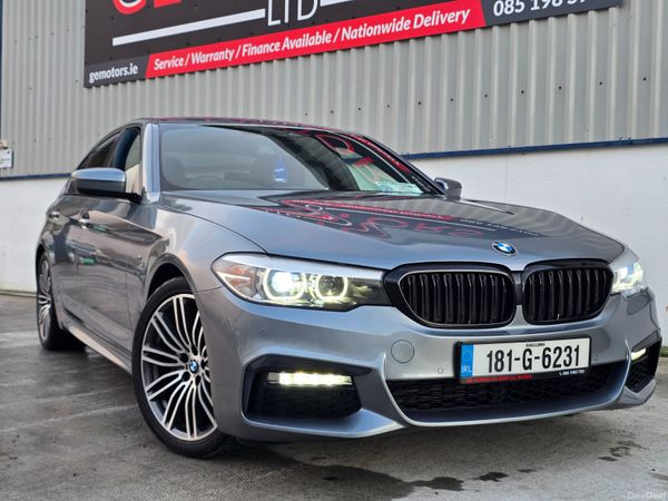 BMW 5-Series Saloon, Diesel, 2018, Blue