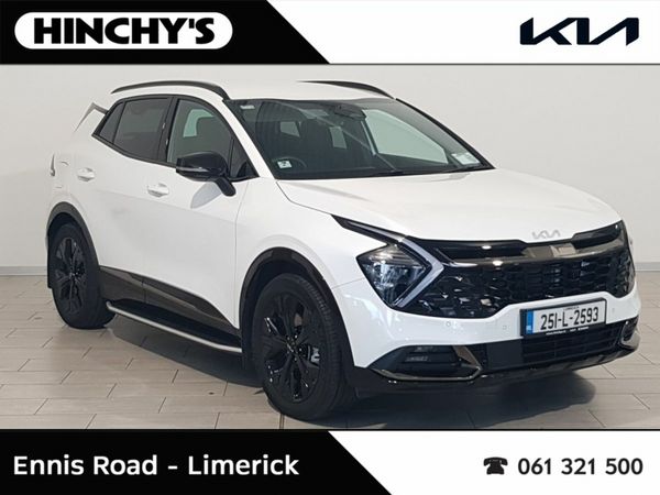 Kia Sportage SUV, Petrol Plug-in Hybrid, 2025, White