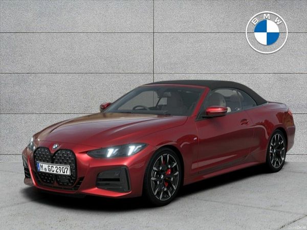 BMW 4-Series Convertible, Petrol, 2026, Red