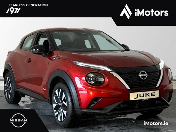 Nissan Juke SUV, Petrol Hybrid, 2026, Red