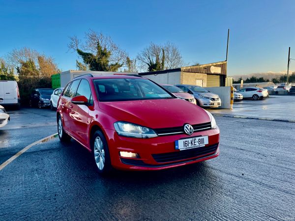 Volkswagen Golf Estate, Petrol, 2016, Red