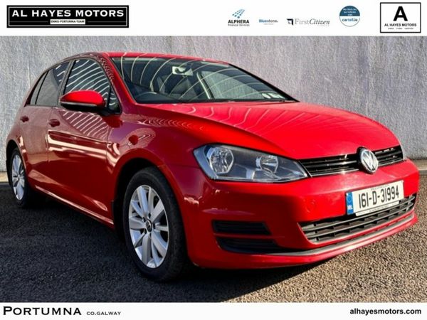 Volkswagen Golf Hatchback, Diesel, 2016, Red
