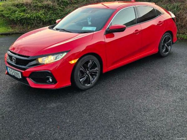 Honda Civic Hatchback, Petrol, 2017, Red