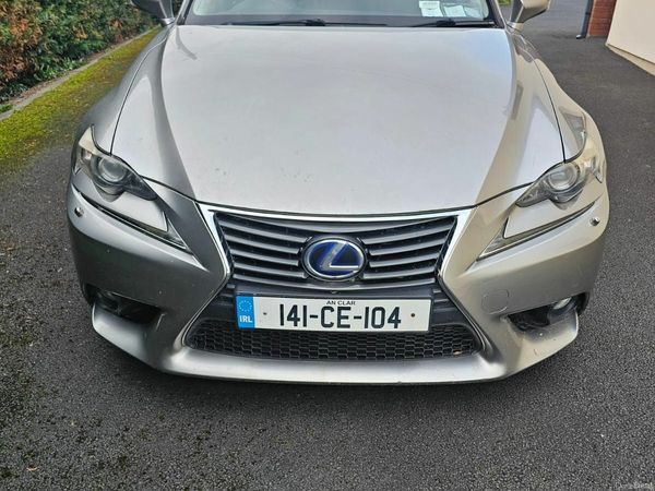 Lexus IS Saloon, Petrol Hybrid, 2014, Silver