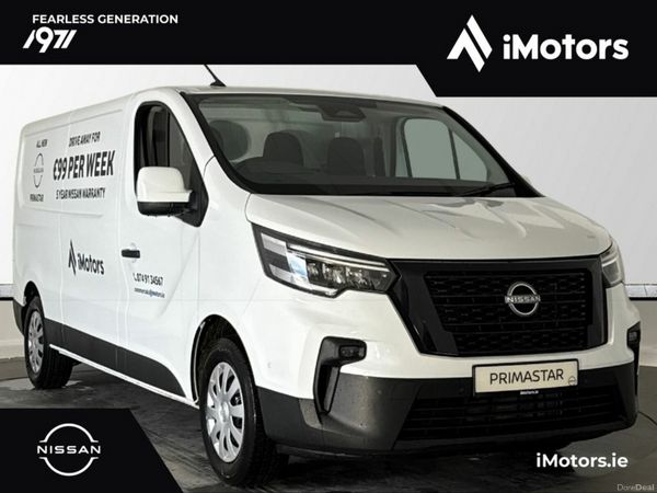 Nissan Primastar Van, Diesel, 2026, White