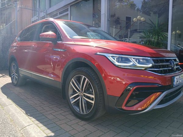 Volkswagen Tiguan Allspace SUV, Diesel, 2024, Red