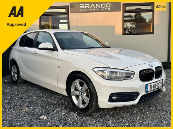 BMW 1-Series Hatchback, Diesel, 2017, White