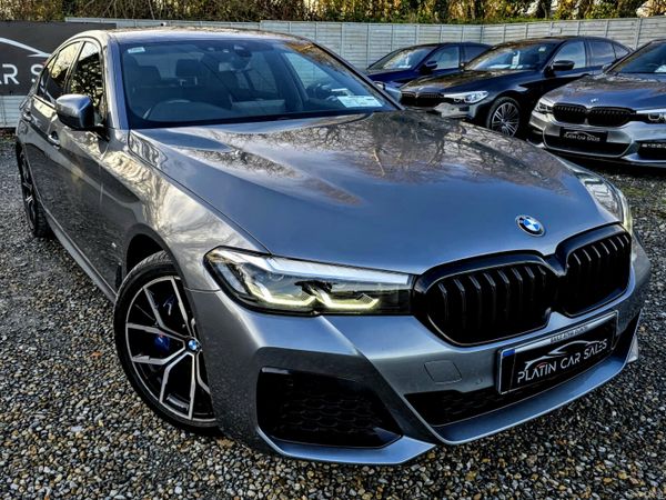 BMW 5-Series Saloon, Petrol Plug-in Hybrid, 2021, Blue