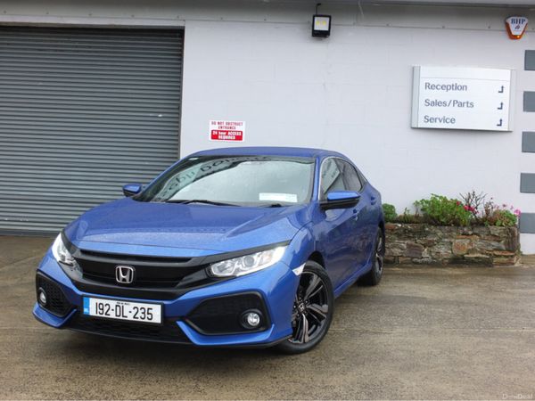 Honda Civic Hatchback, Petrol, 2019, Blue