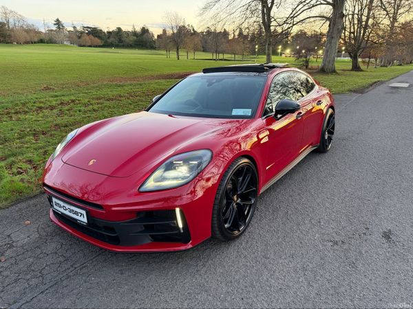 Porsche Panamera Hatchback, Petrol Plug-in Hybrid, 2025, Red