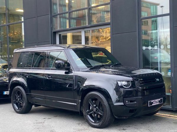 Land Rover Defender Estate, Petrol Plug-in Hybrid, 2023, Black