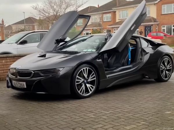 BMW i8 Coupe, Petrol Plug-in Hybrid, 2014, Black