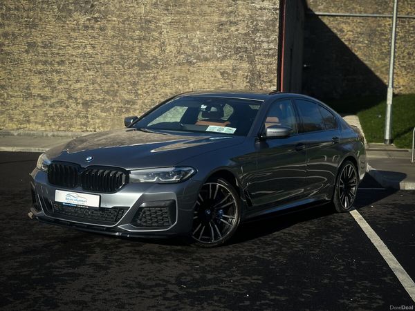 BMW 5-Series Saloon, Petrol Plug-in Hybrid, 2020, Blue