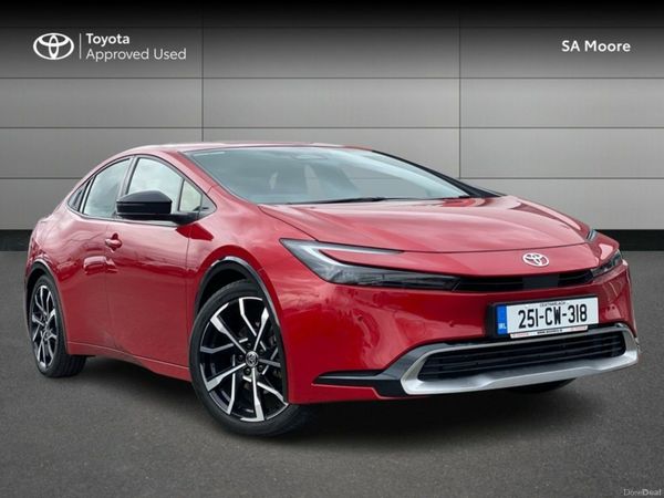 Toyota Prius Hatchback, Petrol Plug-in Hybrid, 2025, Red