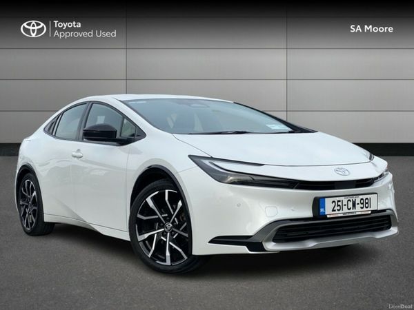 Toyota Prius Hatchback, Petrol Plug-in Hybrid, 2025, White