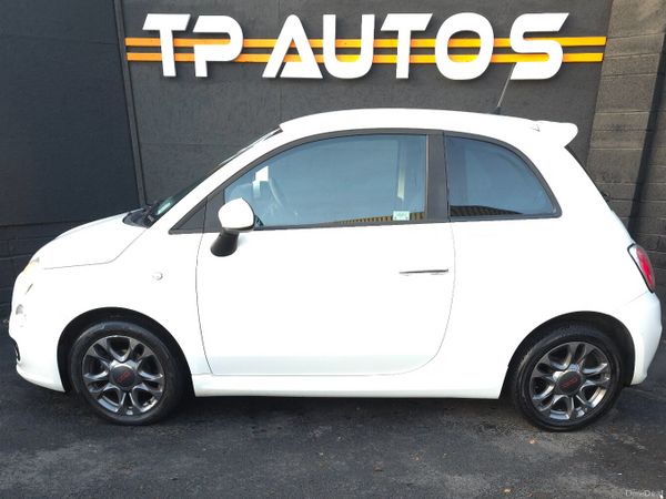 Fiat 500 Hatchback, Petrol, 2015, White