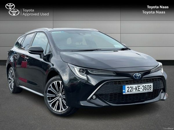 Toyota Corolla Estate, Petrol Hybrid, 2022, Black