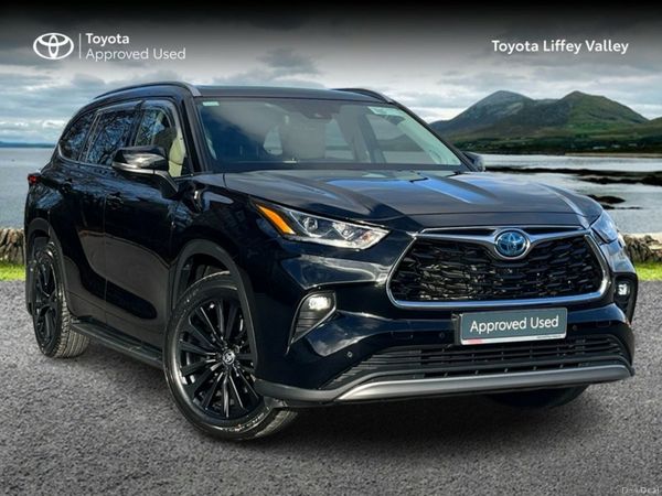 Toyota Highlander Estate, Petrol Hybrid, 2023, Black