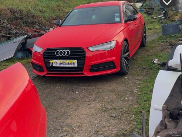 Audi A6 Saloon, Diesel, 2015, Red