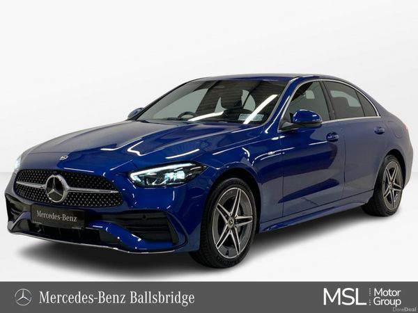 Mercedes-Benz C-Class Saloon, Petrol Plug-in Hybrid, 2025, Blue
