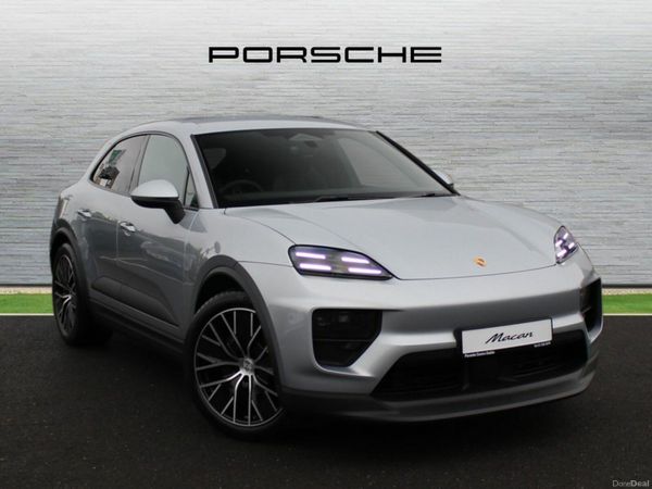Porsche Macan SUV, Electric, 2025, Silver