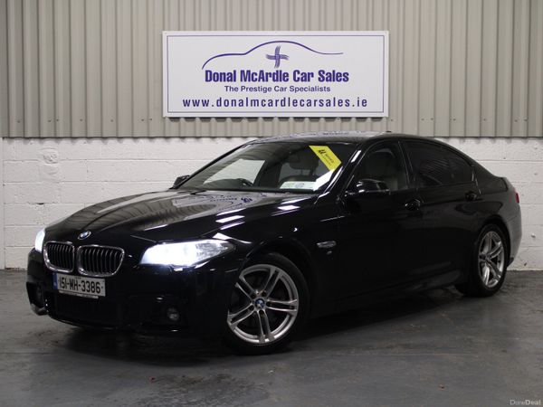 BMW 5-Series Saloon, Diesel, 2015, Black