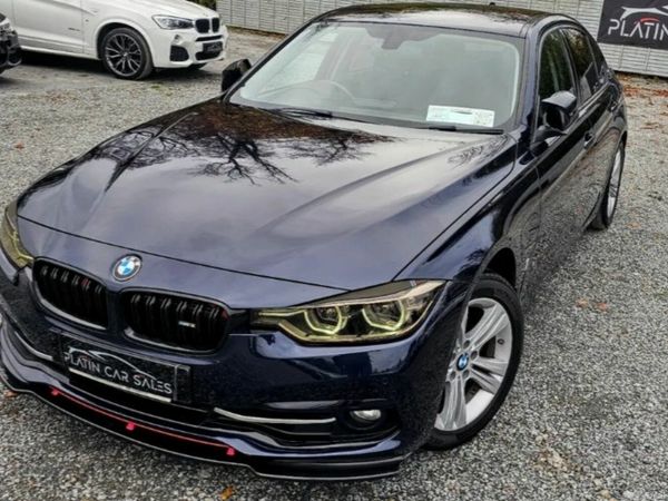 BMW 3-Series Saloon, Petrol Plug-in Hybrid, 2017, Blue