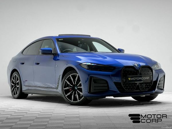 BMW i4 Coupe, Electric, 2022, Blue