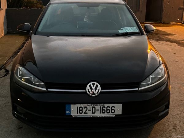 Volkswagen Golf Hatchback, Diesel, 2018, Black
