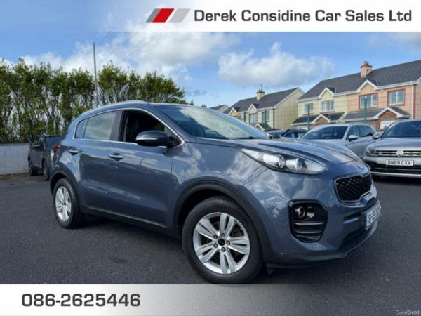 Kia Sportage Estate, Diesel, 2016, Blue