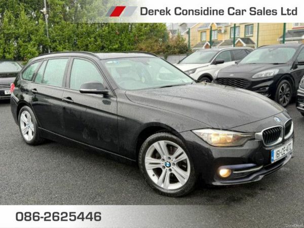 BMW 3-Series Saloon, Diesel, 2016, Black