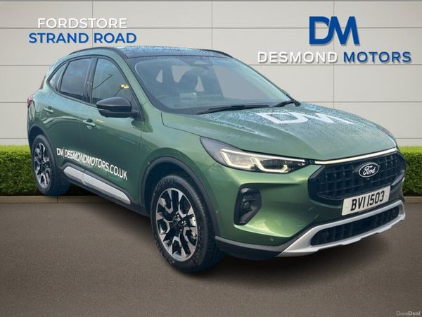 Ford Kuga SUV, Petrol Hybrid, 2025, Green