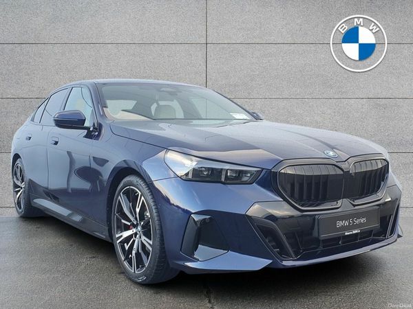 BMW 5-Series Saloon, Petrol Plug-in Hybrid, 2026, Blue