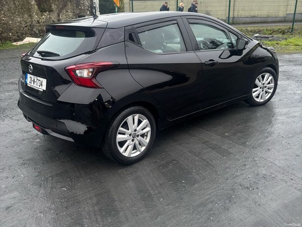 Nissan Micra Hatchback, Petrol, 2021, Black